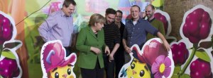 Merkel Visits Berlin Startup Companies
