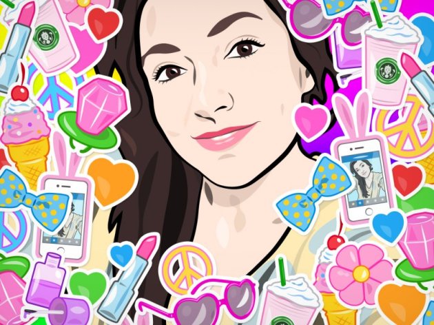 bethany mota haul video cover_02_no hearts on face