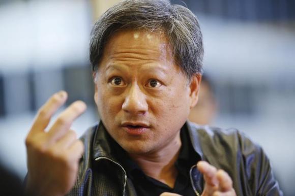 Nvidia CEO Huang speaks during the Reuters Global Technology Summit in San Francisco